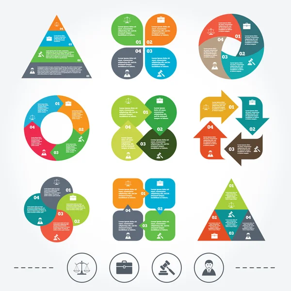 Escalas de Justicia icono . — Vector de stock