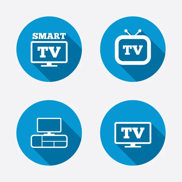 Smart TV mode icons — Stock Vector