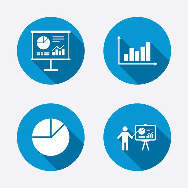 Diagramm Diagramm Tortendiagramm. — Stockvektor