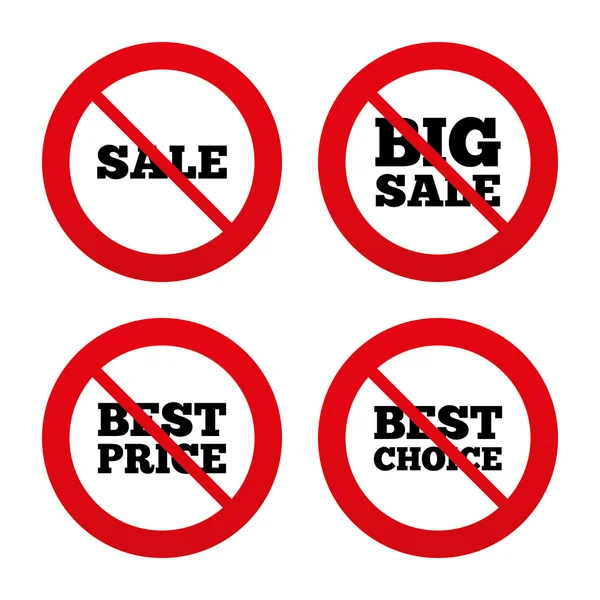 Best choice, price symbols — Stock Vector