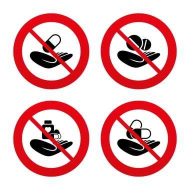 yardım simgeleri eller.