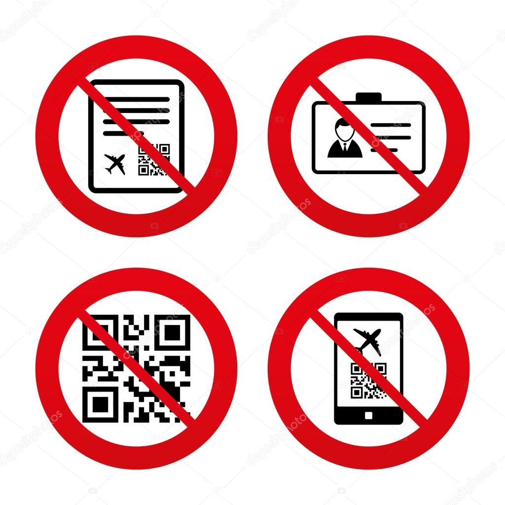 QR scan code icons