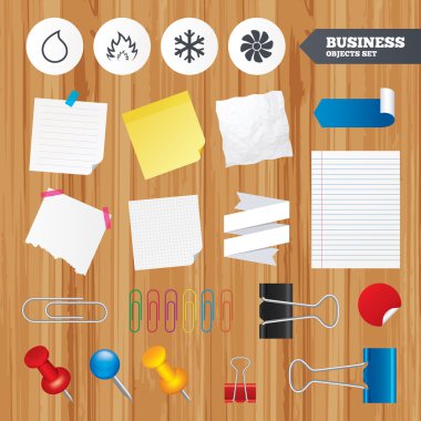 Office iş çıkartmalar, PIN, klip.