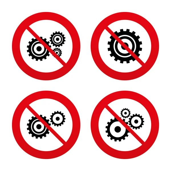 Cogwheel gear icons. — Stock Vector