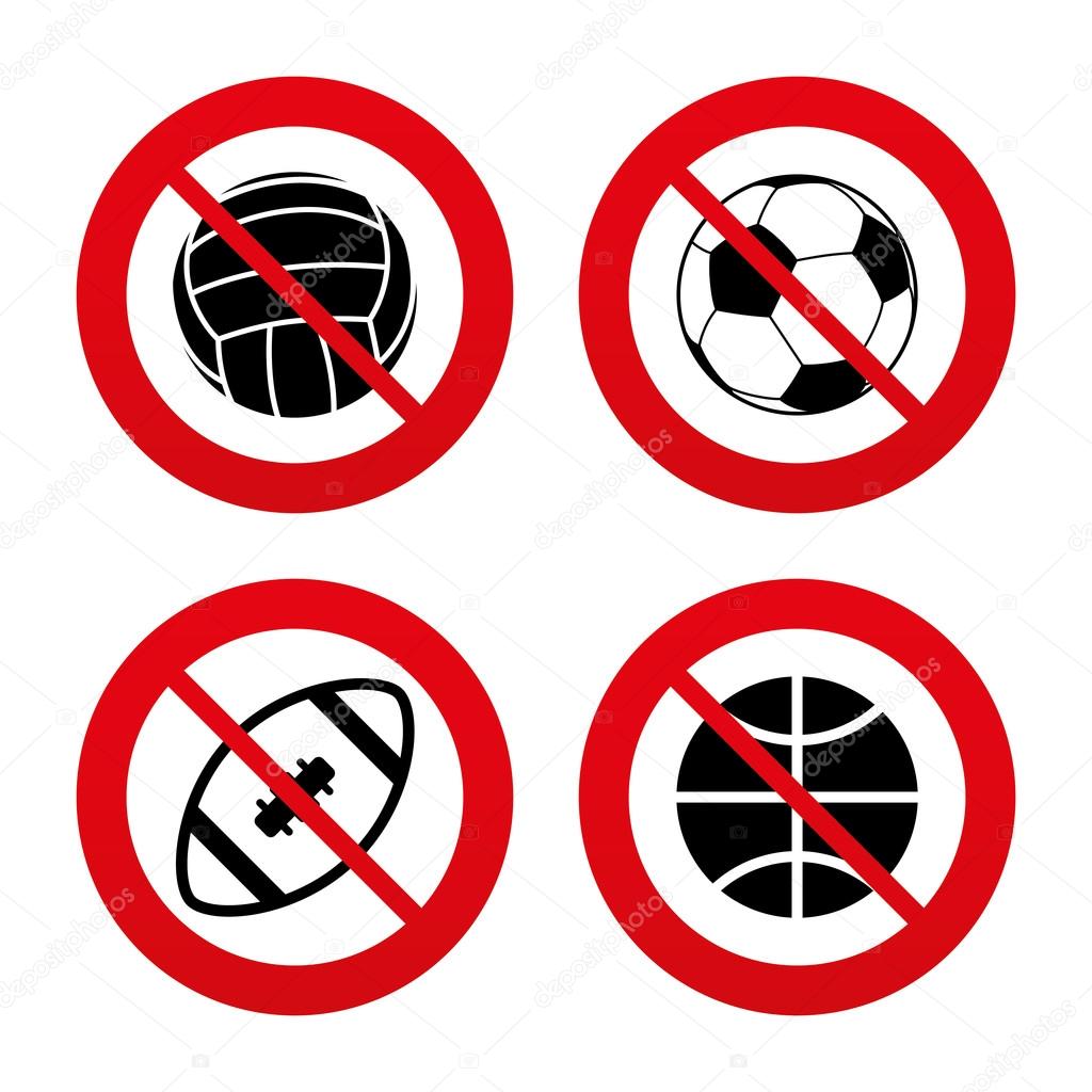 No, Ban or Stop signs