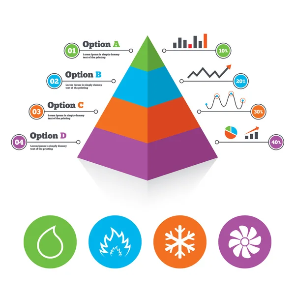 加热、 通风和空调. — 图库矢量图片
