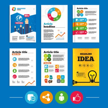 Sosyal medya simgeleri.