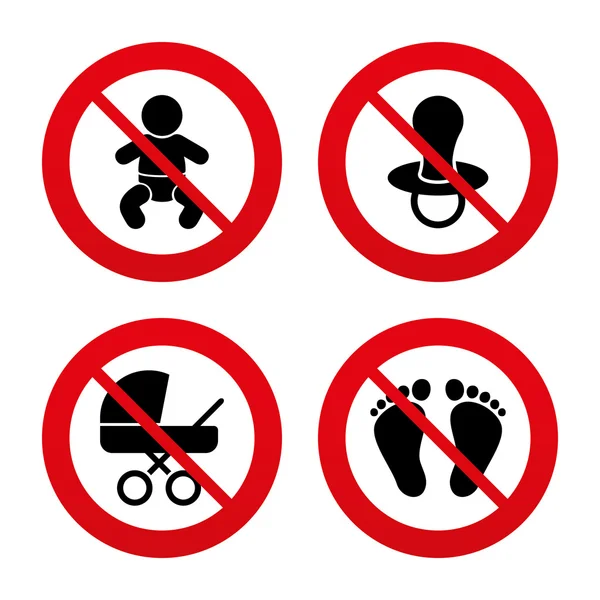 Symbole für Säuglinge. — Stockvektor