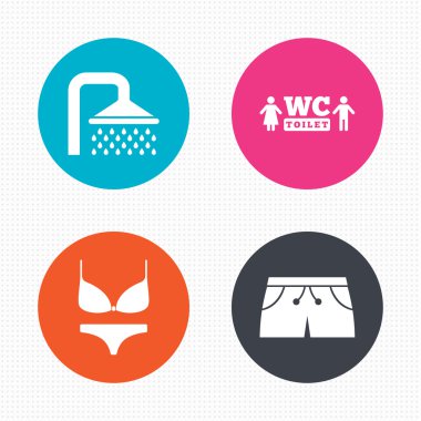 Yüzme Havuzu simgeler.