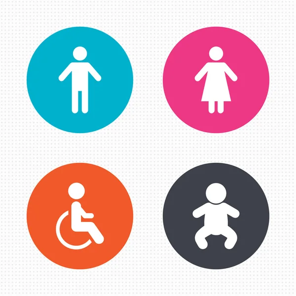 WC tuvalet simgeler.