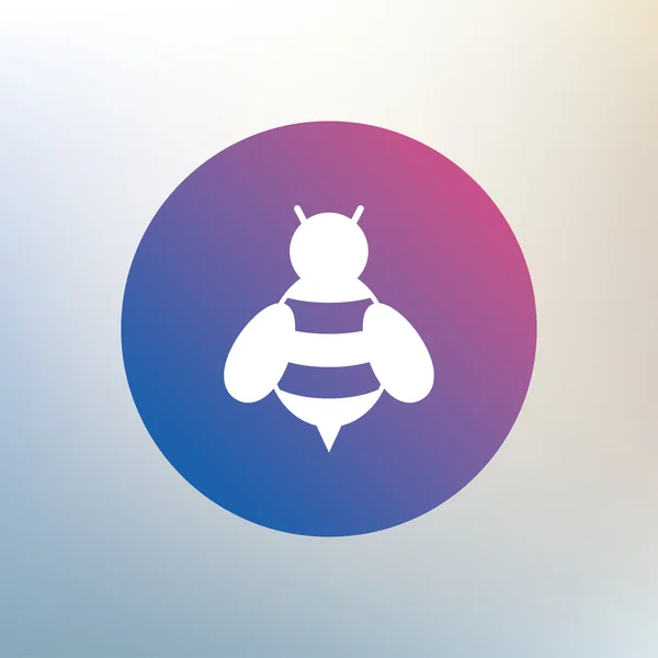 Signo de abeja icono . — Archivo Imágenes Vectoriales