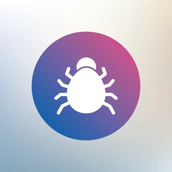 Icône Bug signe . — Image vectorielle