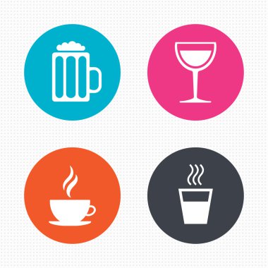 kahve fincanı, bardak bira simgeler.