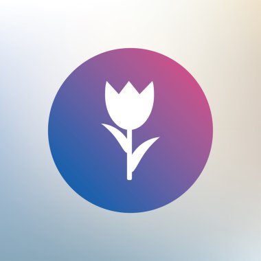 çiçek işareti simgesi.