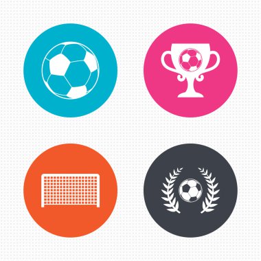 Futbol simgeler. Futbol spor top.