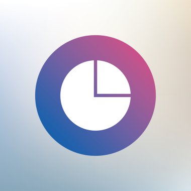 Pasta grafiği grafik işareti simgesi.