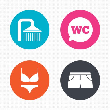 Yüzme Havuzu simgeler.