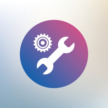 Onarım aracı işareti simgesi.