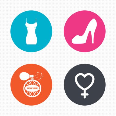 kadın elbise simgeler