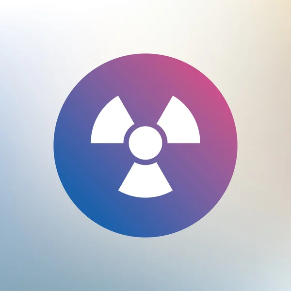 Radiation sign icon. — Stock Vector