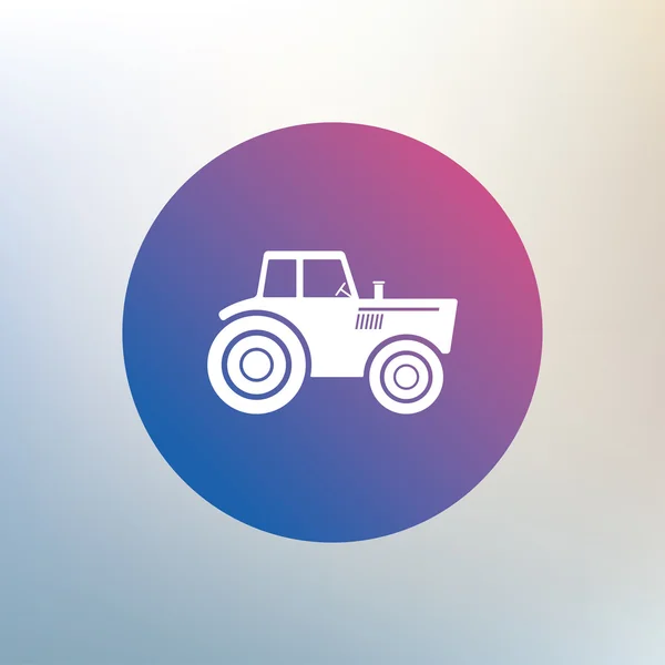 Tractor sign icon. — Stock Vector