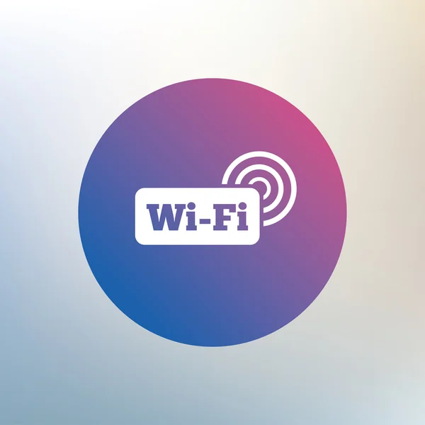 無料の wifi 記号. — ストックベクタ