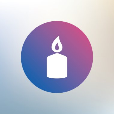 Mum işareti simgesi.