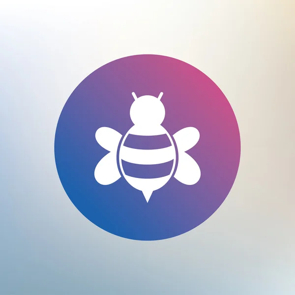 Ícone de sinal de abelha . — Vetor de Stock