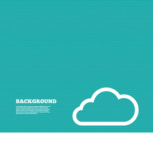 Cloud sign icon. — Stock Vector