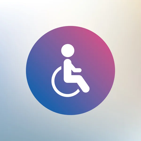 Reabled sign icon . — стоковый вектор