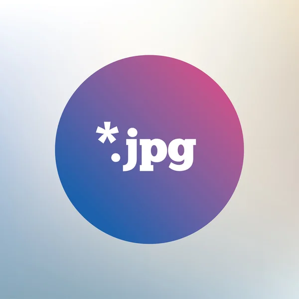 Jpg-Zeichen-Symbol. — Stockvektor