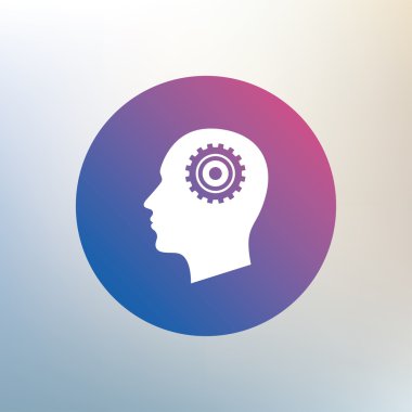 Dişli işareti simgesiyle baş.