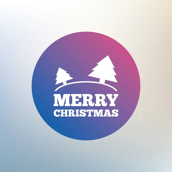 Merry christmas teken pictogram. — Stockvector