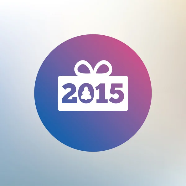 Mutlu yeni yıl 2015 işareti — Stok Vektör