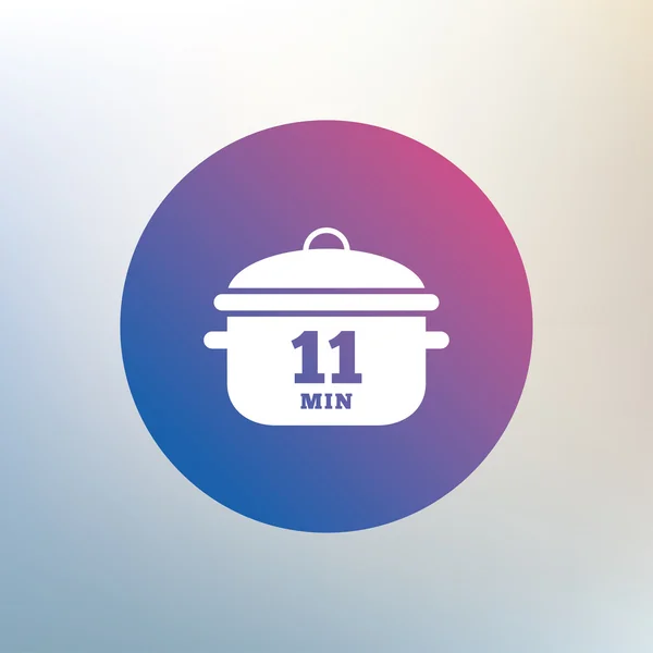 Boil 11 minutes. Cooking — Wektor stockowy