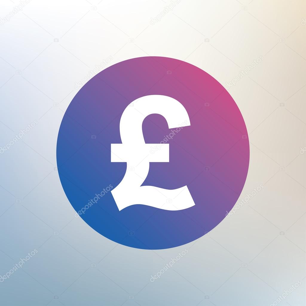 Symbol Pound Simbolo Oro Bianco Valuta Ícone De Sinal De GBP Vetor De  ©Blankstock 76878105
