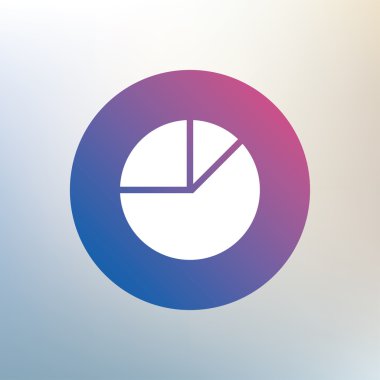 Pasta grafiği grafik işareti simgesi.