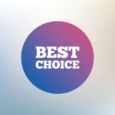 en iyi seçim işareti simgesi.