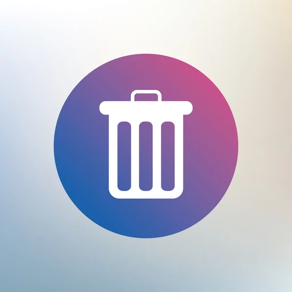 Recycle bin sign icon. — Stock Vector