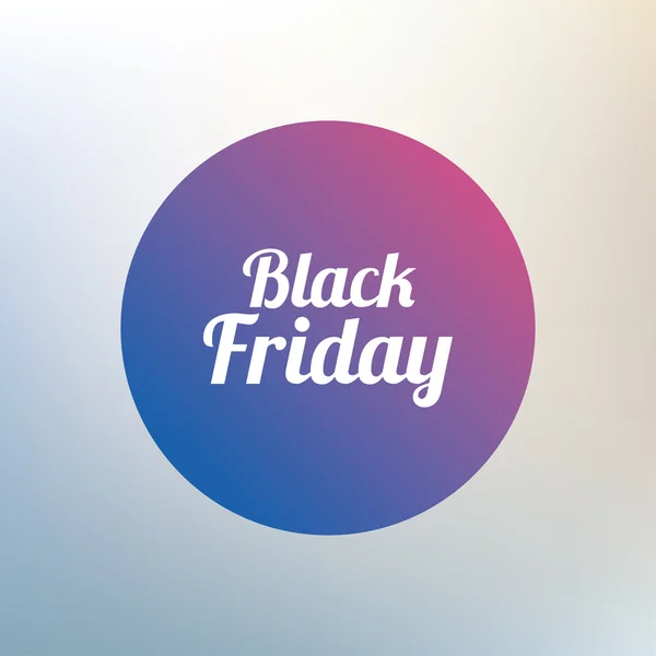 Zwarte vrijdag verkoop pictogram — Stockvector