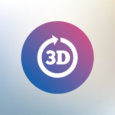 3D işareti simgesi.