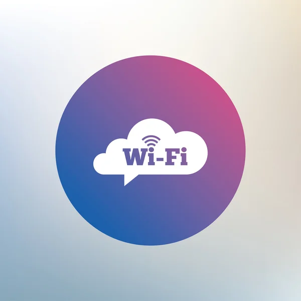 無料の wifi 記号. — ストックベクタ