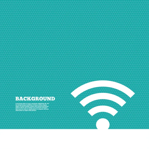 Panneau Wifi. symbole Wi-Fi . — Image vectorielle