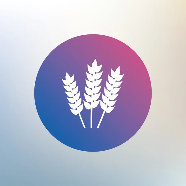 Mezőgazdasági aláírás ikonra — Stock Vector