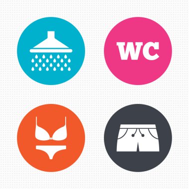 Yüzme Havuzu simgeler.