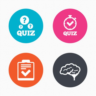 Simgeler quiz. Denetim listesi ve insan beyni