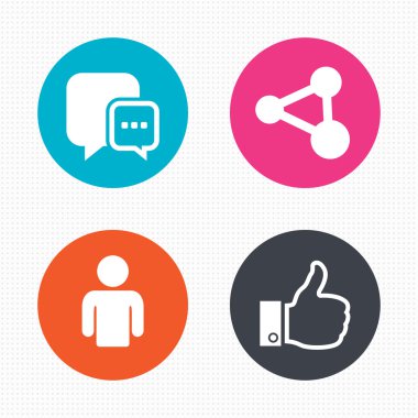 Sosyal medya simgeleri.