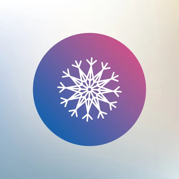 Εικονίδιο "καλλιτεχνική υπογραφή νιφάδα χιονιού". — Διανυσματικό Αρχείο