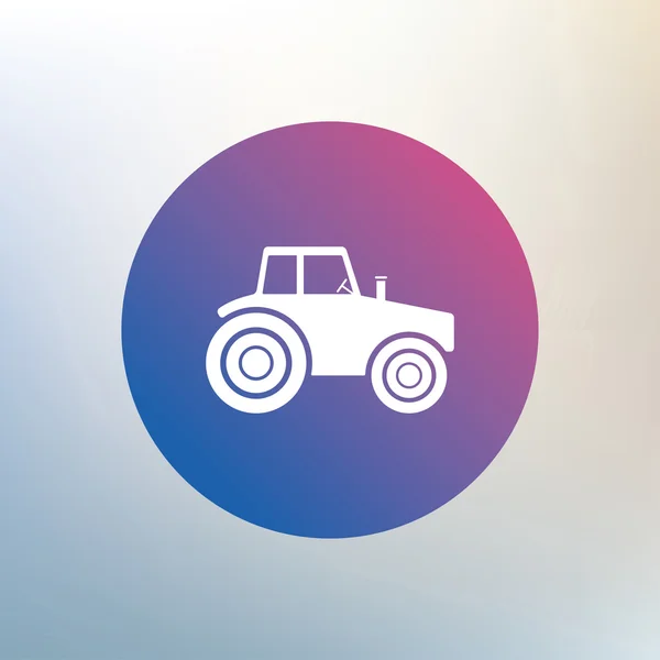 Tractor sign icon. — Stock Vector