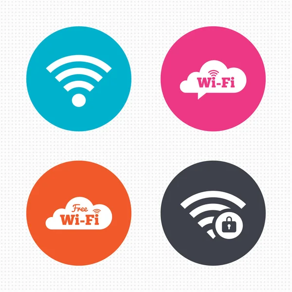 Wifi Wireless Network icons. — Stock Vector